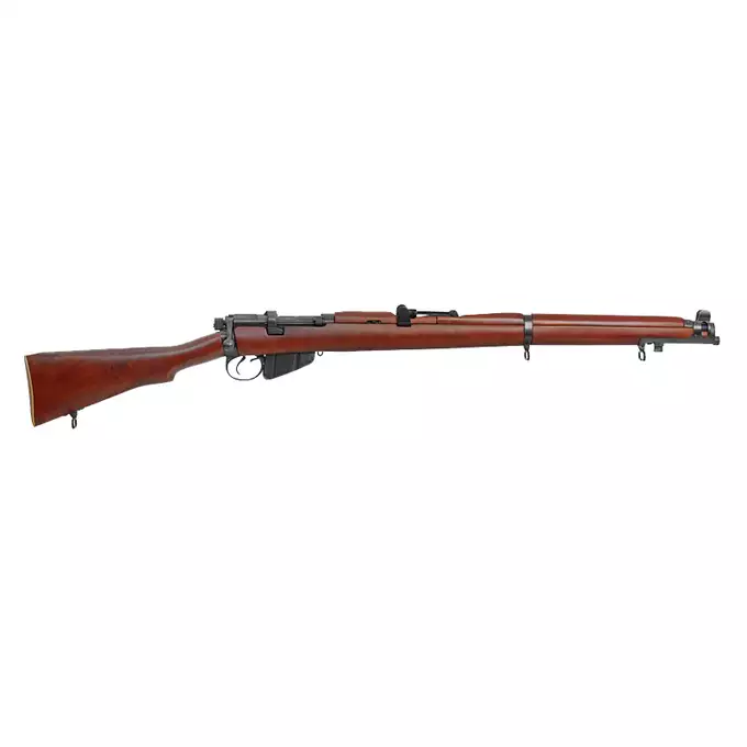 Set] SMLE No.1 Mk III bolt-action rifle replica - Real Wood [S&T