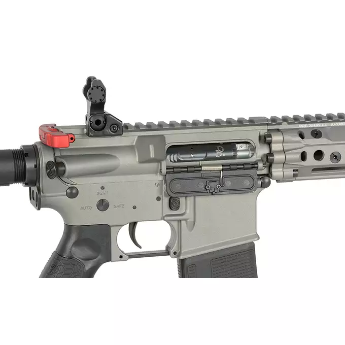 [Zestaw] Replika Daniel Defense MK18 RIII 10.3" Eshooter ETU - Grey [EMG] + Magazynek Lancer L5 AWM 5.56 na 190 Kulek do M4/AR15 [EMG]