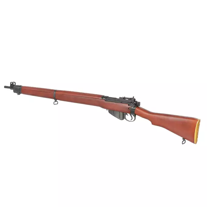 [Zestaw] Replika karabinu powtarzalnego SMLE No.4 Mk I - Real Wood [S&amp;T] + Magazynek na 32 Kulki do Replik SMLE NO.4 MK I [S&amp;T]