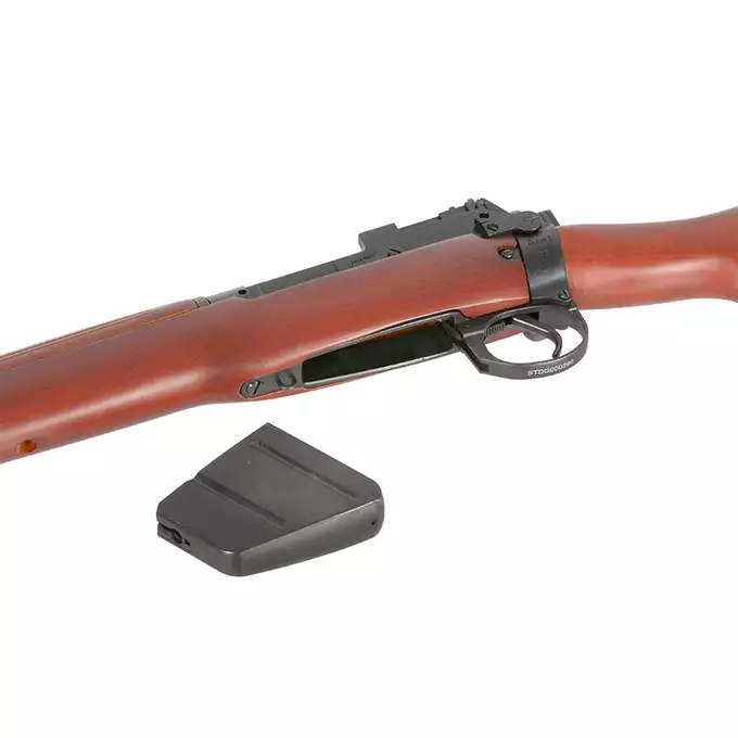 [Zestaw] Replika karabinu powtarzalnego SMLE No.4 Mk I - Real Wood [S&amp;T] + Magazynek na 32 Kulki do Replik SMLE NO.4 MK I [S&amp;T]