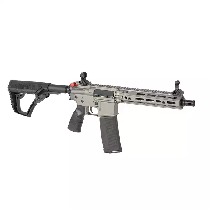 [Zestaw] Replika Daniel Defense MK18 RIII 10.3" Eshooter ETU - Grey [EMG] + Magazynek Lancer L5 AWM 5.56 na 190 Kulek do M4/AR15 [EMG]