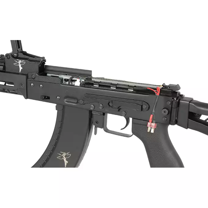 [Zestaw] Replika Karabinka Rifle Dynamics RD-701 Eshooter ETU [EMG] + Magazynek mid-cap na 150 kulek do serii AKM - black [CYMA]