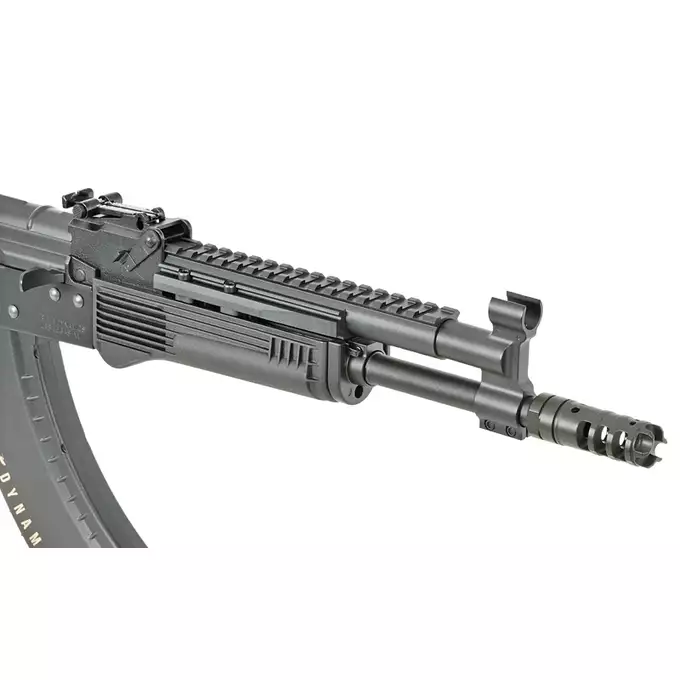 [Zestaw] Replika Karabinka Rifle Dynamics RD-704P Eshooter ETU [EMG] + Magazynek mid-cap na 150 kulek do serii AKM - black [CYMA]