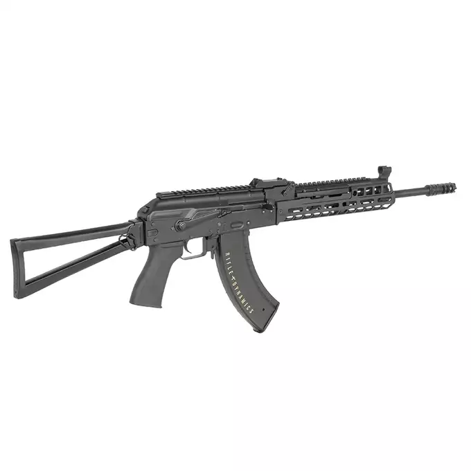 [Zestaw] Replika Karabinka Rifle Dynamics RD-701 Eshooter ETU [EMG] + Magazynek mid-cap na 150 kulek do serii AKM - black [CYMA]