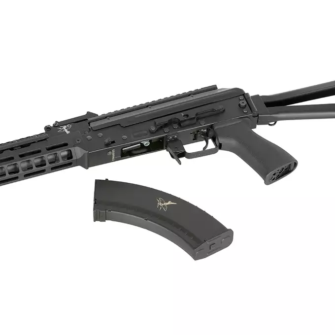 [Zestaw] Replika Karabinka Rifle Dynamics RD-701 Eshooter ETU [EMG] + Replika Rosyjskiego Celownika Optycznego 1P87 Do AK/AK12/AKSU [JJ Airsoft]