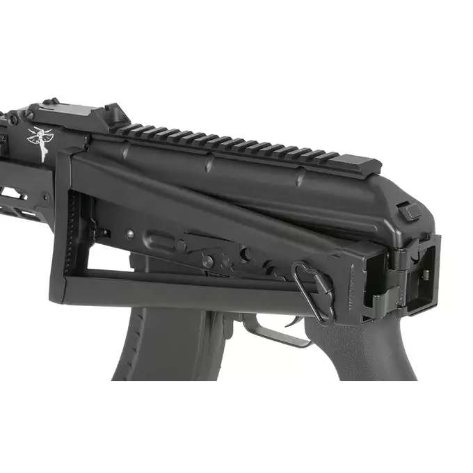 [Zestaw] Replika Karabinka Rifle Dynamics RD-701 Eshooter ETU [EMG] + Magazynek mid-cap na 150 kulek do serii AKM - black [CYMA]