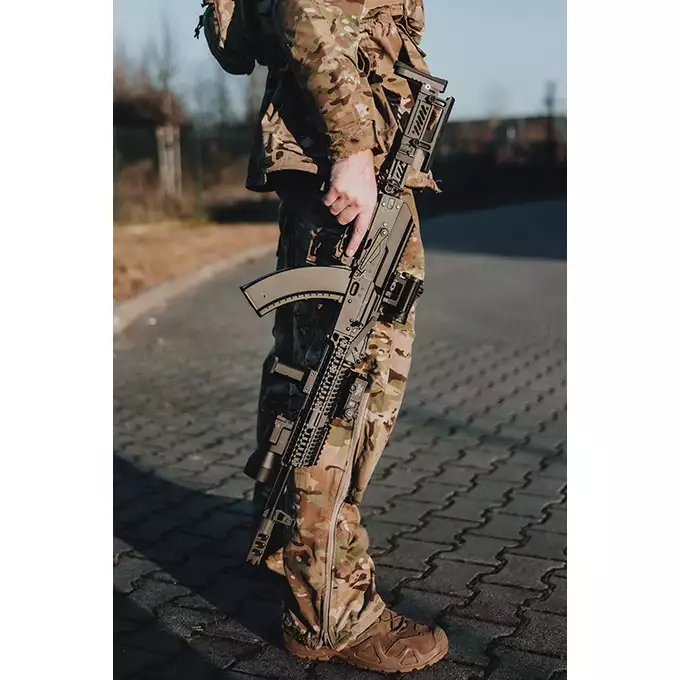 [Zestaw] CM.113 Replika Karabinka taktycznego AK47/AKM Eshooter ETU [CYMA] + Magazynek mid-cap na 150 kulek do serii AKM - black [CYMA]
