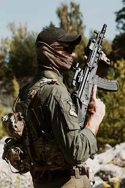WE09K Replika Karabinu Szturmowego Full Metal GBBR - Short [WELL PRO]