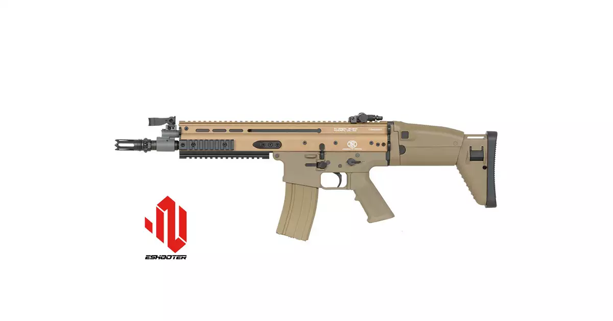 FNモデルガン FN SCAR-L Subcarbine Replica with 25RPS, ESHOOTER ETU