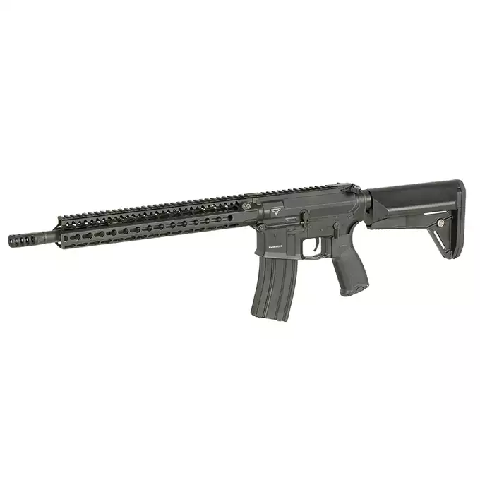 Replica of the TTI JW2 AR15 rifle with 25RPS, ESHOOTER ETU