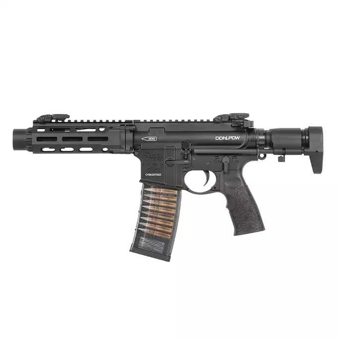 Replika gazowa karabinka Daniel Defense DDM4PDW - Black [EMG]