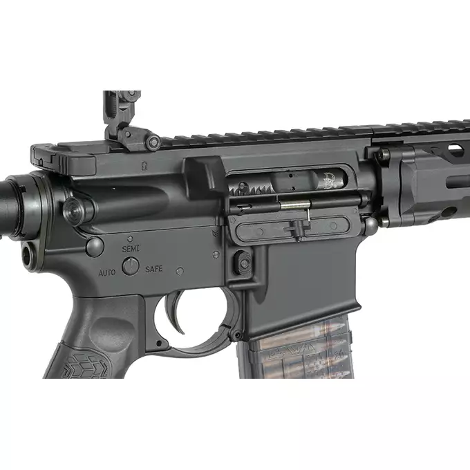 [Zestaw] Replika gazowa karabinka Daniel Defense DDM4PDW - Black [EMG] + Adapter P30 HPA MWS do Magazynków M4/AR15 [Army Armament]