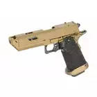[Zestaw] Replika pistoletu 3355 z systemem Gas Blowback (GBB) - Desert [Golden Eagle] + Konwersja HPA do Pistoletów Hi-Capa na Magazynki M4/AR15 [Army Armament]