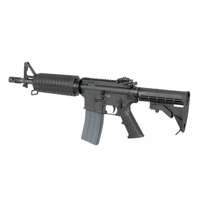 [Zestaw] Replika Gazowa Karabinka M4A1 10.5" CQB - Black [CGS] + Adapter P30 HPA MWS do Magazynków M4/AR15 [Army Armament]
