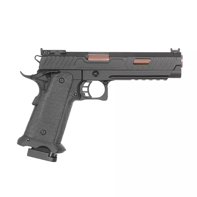 [Zestaw] Pistolet Airsoftowy 789 GBB [Double Bell] + Konwersja HPA do Pistoletów Hi-Capa na Magazynki M4/AR15 [Army Armament]