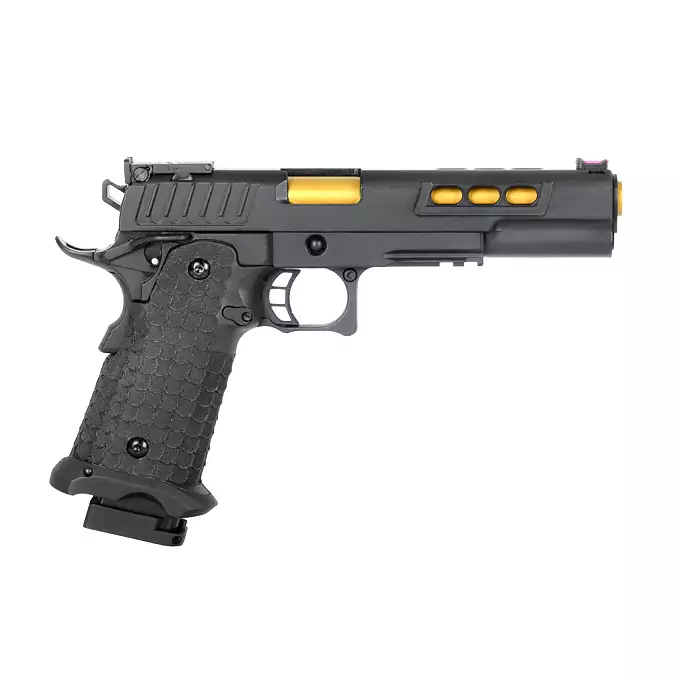[Zestaw] R608 - Black [Army Armament] + Konwersja HPA do Pistoletów Hi-Capa na Magazynki M4/AR15 [Army Armament]