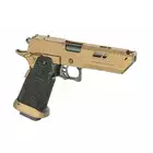 [Zestaw] Replika pistoletu 3355 z systemem Gas Blowback (GBB) - Desert [Golden Eagle] + Konwersja HPA do Pistoletów Hi-Capa na Magazynki M4/AR15 [Army Armament]