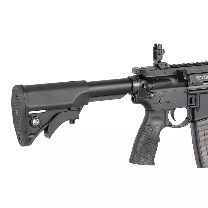 [Zestaw] Replika gazowa karabinka Daniel Defense DDM4PDW - Black [EMG] + Adapter P30 HPA MWS do Magazynków M4/AR15 [Army Armament]