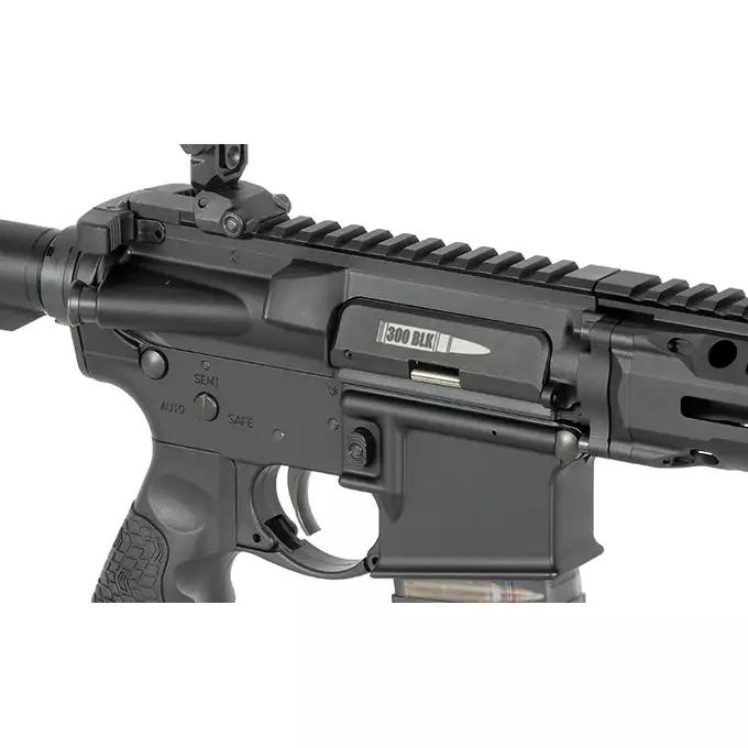 [Zestaw] Replika gazowa karabinka Daniel Defense DDM4PDW - Black [EMG] + Adapter P30 HPA MWS do Magazynków M4/AR15 [Army Armament]