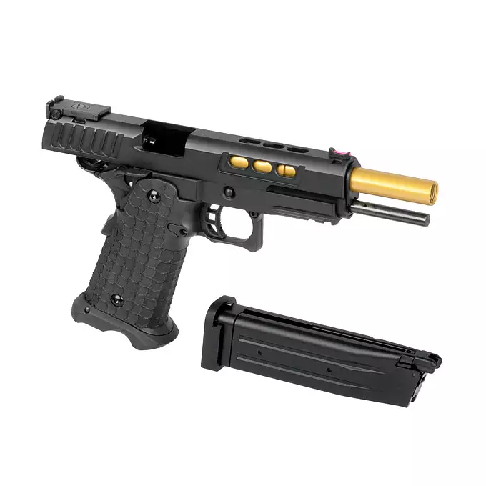 [Zestaw] R608 - Black [Army Armament] + Konwersja HPA do Pistoletów Hi-Capa na Magazynki M4/AR15 [Army Armament]