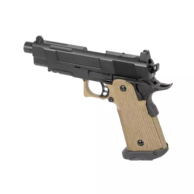 [Zestaw] R504 - Tan [Army Armament] + Konwersja HPA do Pistoletów Hi-Capa na Magazynki M4/AR15 [Army Armament]
