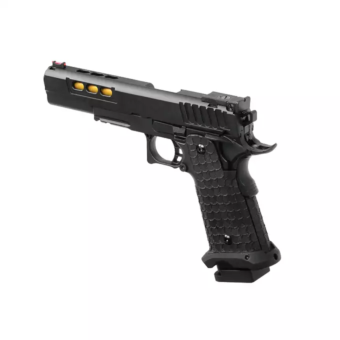 [Zestaw] R608 - Black [Army Armament] + Konwersja HPA do Pistoletów Hi-Capa na Magazynki M4/AR15 [Army Armament]