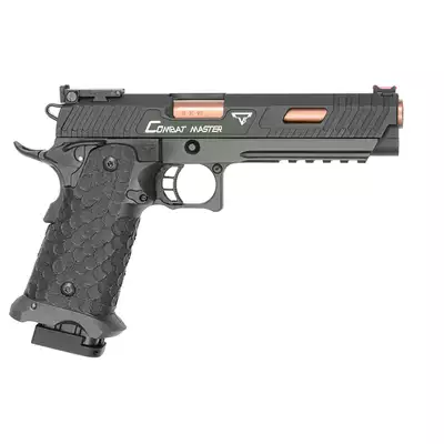 [Zestaw] R601 JW3 TTI Combat Master - Black [JAG Arms] + Konwersja HPA do Pistoletów Hi-Capa na Magazynki M4/AR15 [Army Armament]
