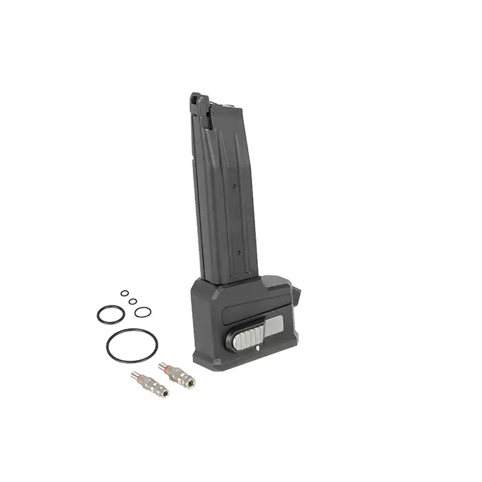 [Zestaw] R604 - Black [Army Armament] + Konwersja HPA do Pistoletów Hi-Capa na Magazynki M4/AR15 [Army Armament]