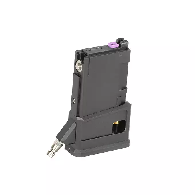 [Zestaw] Replika gazowa karabinka Daniel Defense DDM4PDW - Black [EMG] + Adapter P30 HPA MWS do Magazynków M4/AR15 [Army Armament]