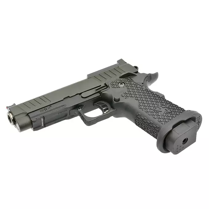 [Zestaw] Replika Pistoletu Staccato 2011 P Licencjonowany przez EMG - Black [6mmProShop] + Magazynek na Green Gaz do R501/R603/R604 [Army Armament]