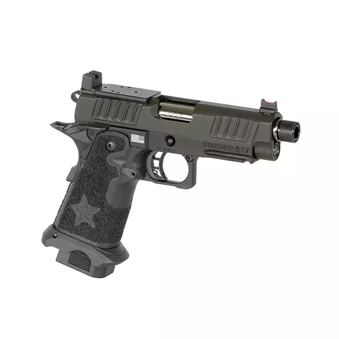 [Zestaw] Replika pistoletu STACCATO 2011 C2 Licencjonowane przez EMG (Upgrade Version) [6mmProShop] + Magazynek na Green Gaz do R501/R603/R604 [Army Armament]