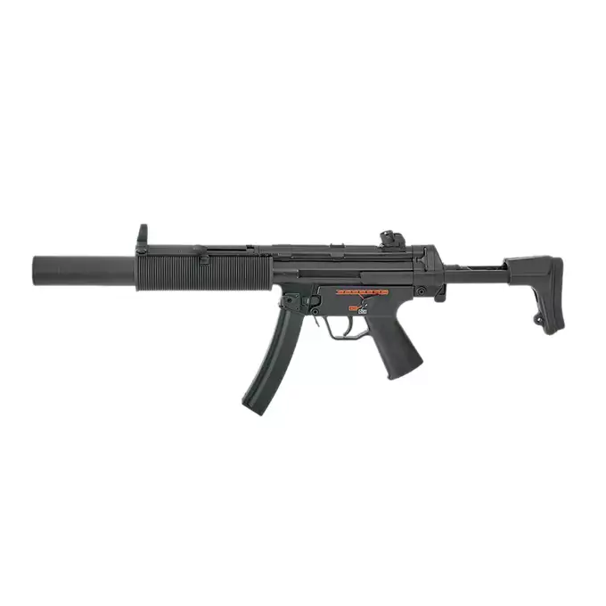 [Zestaw] JG067 S6 [J.G.Works] + Old School Prosty magazynek mid-cap 120 kulek do serii MP5 - Black [CYMA]