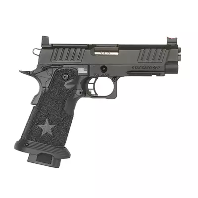 [Zestaw] Licencjonowana Replika Pistoletu Staccato 2011 P (Upgrade Version) [EMG] + Konwersja HPA do Pistoletów Hi-Capa na Magazynki M4/AR15 [Army Armament]