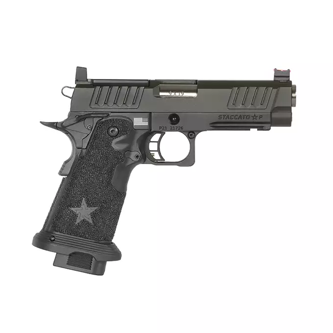 [Zestaw] Replika Pistoletu Staccato 2011 P Licencjonowany Przez EMG (Upgrade Version) [6mmProShop] + Magazynek na Green Gaz do R501/R603/R604 [Army Armament]