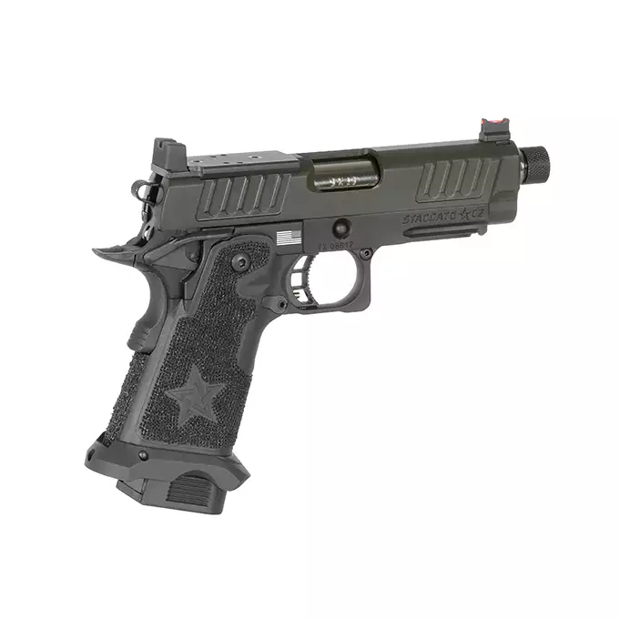 [Zestaw] Replika pistoletu STACCATO 2011 C2 Licencjonowane przez EMG (Upgrade Version) [6mmProShop] + Magazynek na Green Gaz do R501/R603/R604 [Army Armament]