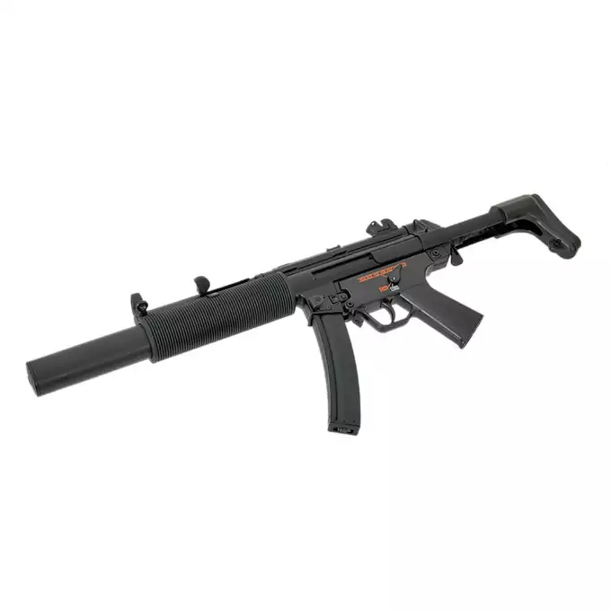 [Zestaw] JG067 S6 [J.G.Works] + Old School Prosty magazynek mid-cap 120 kulek do serii MP5 - Black [CYMA]