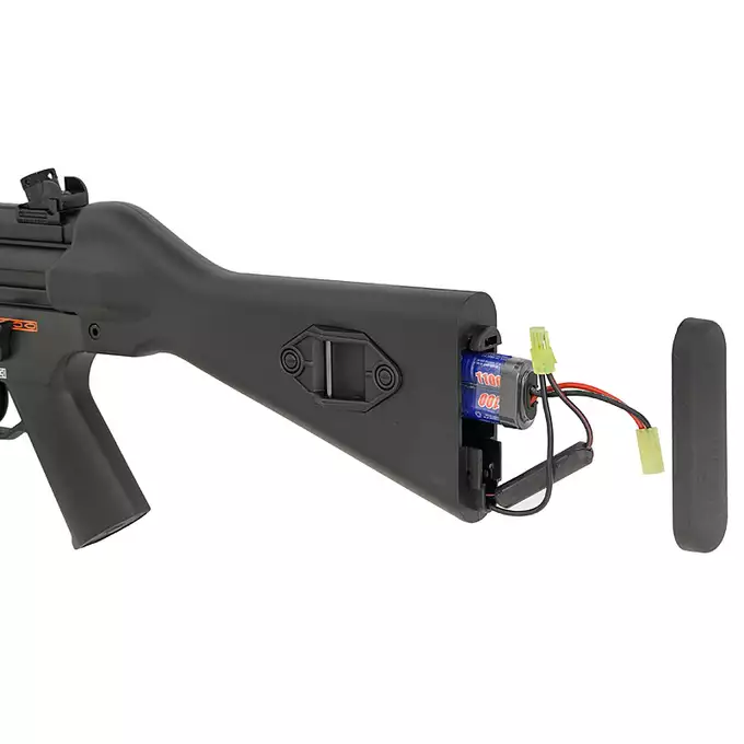 [Zestaw] JG068 S5 [J.G.Works] + Old School Prosty magazynek mid-cap 120 kulek do serii MP5 - Black [CYMA]