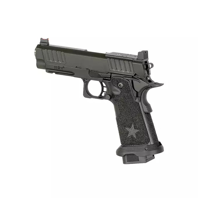 [Zestaw] Replika Pistoletu Staccato 2011 P Licencjonowany Przez EMG (Upgrade Version) [6mmProShop] + Magazynek na Green Gaz do R501/R603/R604 [Army Armament]