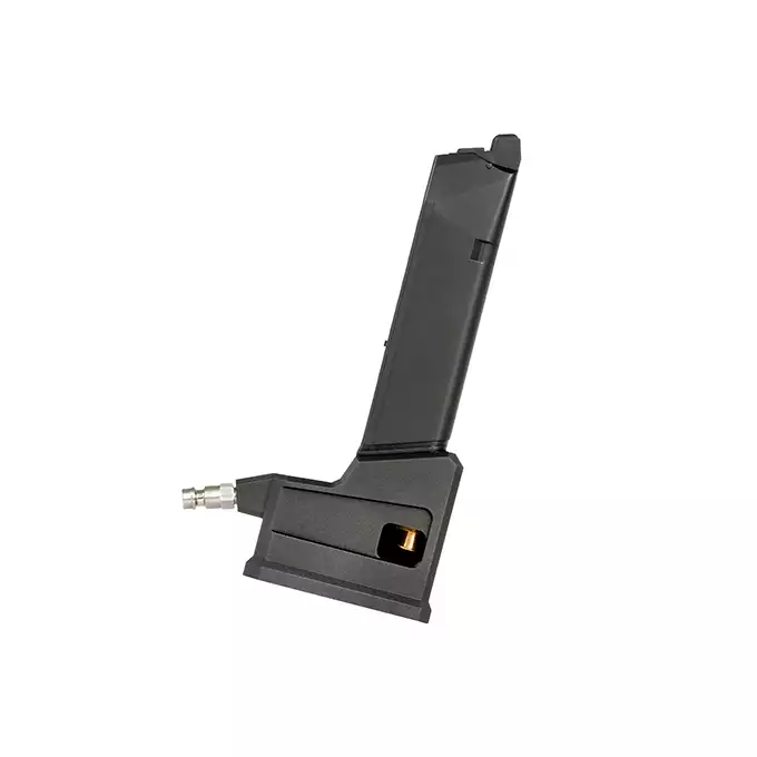 [Zestaw] JDG P80 PFS9 GBB - Black [DE] + Konwersja HPA do Pistoletów G. na Magazynki M4/AR15 [Army Armament]