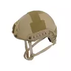 [Set] FAST MH Helmet Replica with quick adjustment - Coyote [EM] + Cover for Helmet type FAST Mod. A - Tan [8FIELDS]