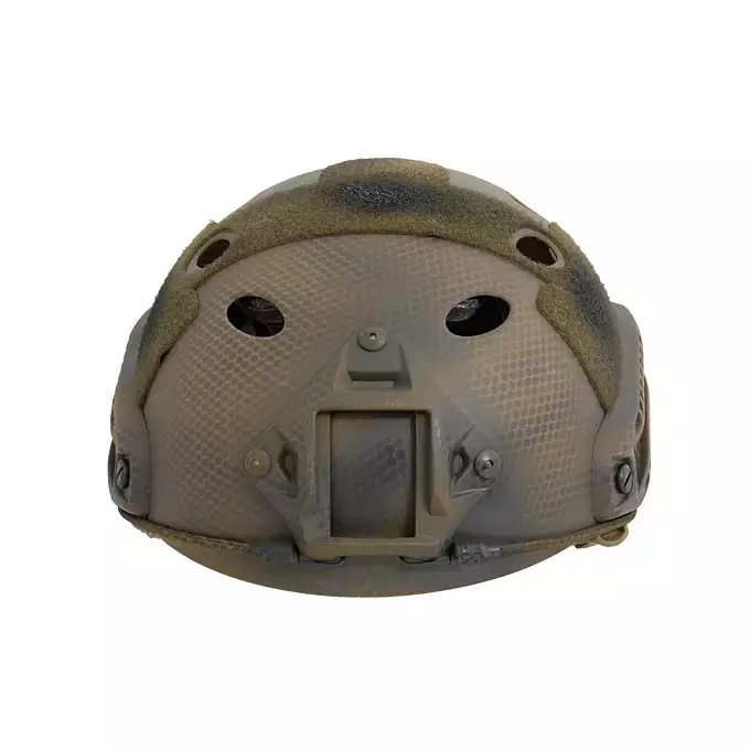 [Zestaw] Replika kasku FAST PJ z szybką regulacją - Navy Seal [EM] + Pokrowiec na hełm/kask typu FAST Mod. A - Black [8FIELDS]