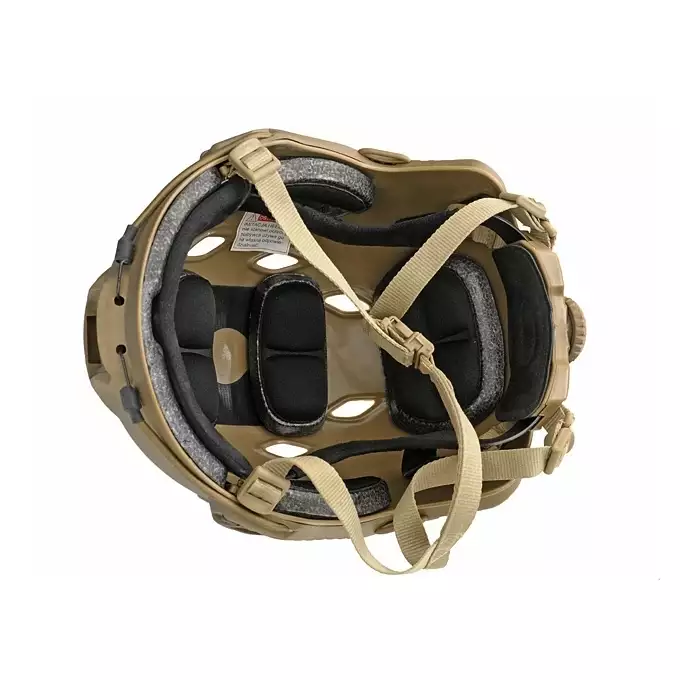 [Zestaw] Replika hełmu FAST BJ z szybką regulacją - Navy Seal [EM] + Pokrowiec na hełm/kask typu FAST Mod. A - Black [8FIELDS]