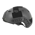 [Zestaw] Replika kasku FAST PJ - Black [EM] + Pokrowiec na hełm/kask typu FAST Mod. A - Tan [8FIELDS]