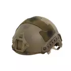 [Zestaw] Replika hełmu FAST MH z szybką regulacją - Navy Seal [EM] + Pokrowiec na hełm/kask typu FAST Mod. A - Tan [8FIELDS]