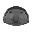 [Zestaw] Replika kasku FAST PJ - Black [EM] + Pokrowiec na hełm/kask typu FAST Mod. A - Black [8FIELDS]
