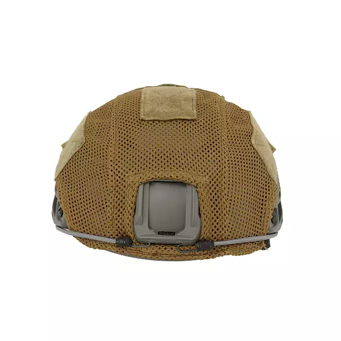 [Zestaw] Replika hełmu FAST MH z szybką regulacją - Navy Seal [EM] + Pokrowiec na hełm/kask typu FAST Mod. A - Tan [8FIELDS]