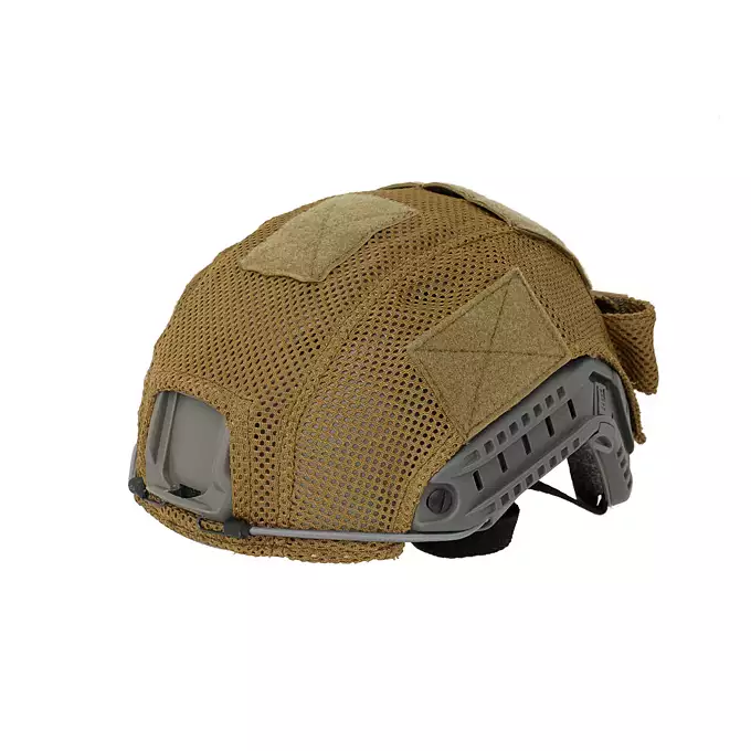 [Zestaw] Replika hełmu FAST BJ z szybką regulacją - Navy Seal [EM] + Pokrowiec na hełm/kask typu FAST Mod. A - Tan [8FIELDS]