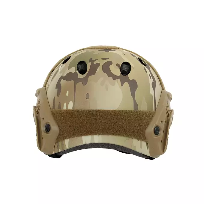 [Zestaw] Replika kasku FAST PJ - Multicam [EM] + Pokrowiec na hełm/kask typu FAST Mod. A - Black [8FIELDS]