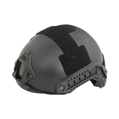 [Zestaw] Replika hełmu FAST MH z szybką regulacją - Black [EM] + Pokrowiec na hełm/kask typu FAST Mod. A - Black [8FIELDS]
