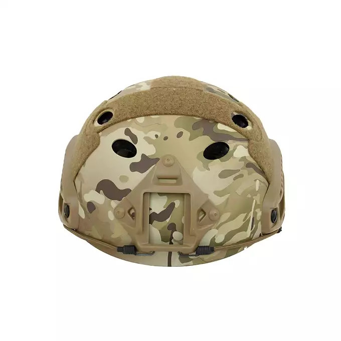 [Zestaw] Replika kasku FAST PJ - Multicam [EM] + Pokrowiec na hełm/kask typu FAST Mod. A - Black [8FIELDS]
